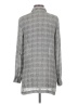 J.Jill 100% Rayon Houndstooth Gray Long Sleeve Button-Down Shirt Size XS - photo 2