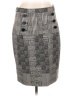 H&M Houndstooth Gray Casual Skirt Size 12 - photo 1