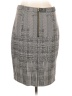 H&M Houndstooth Gray Casual Skirt Size 12 - photo 2