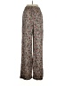 BCBGeneration 100% Polyester Floral Gray Tan Casual Pants Size M - photo 2