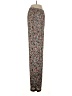 BCBGeneration 100% Polyester Floral Gray Tan Casual Pants Size M - photo 4