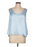Ann Taylor LOFT Blue Sleeveless Blouse Size L - photo 1