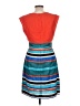 Alyx 100% Polyester Color Block Orange Casual Dress Size 10 - photo 2