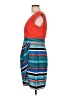 Alyx 100% Polyester Color Block Orange Casual Dress Size 10 - photo 5