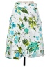 Etcetera Floral White Casual Skirt Size 2 - photo 1