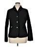 Talbots 100% Polyester Argyle Black Blazer Size 14 - photo 1