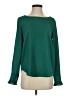 Ann Taylor 100% Polyester Green Long Sleeve Blouse Size XS - photo 1