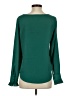 Ann Taylor 100% Polyester Green Long Sleeve Blouse Size XS - photo 2