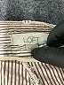 Ann Taylor LOFT Chevron-herringbone Ivory Khaki Shorts Size 14 - photo 3