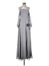 Lulus 100% Polyester Gray Casual Dress Size S - photo 1