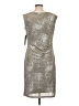 Scarlett Metallic Silver Cocktail Dress Size 12 - photo 2