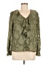 adyson parker 100% Polyester Green Long Sleeve Blouse Size M - photo 1