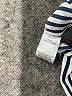 Bleuh Ciel 100% Polyester Stripes Black Long Sleeve Blouse Size M - photo 8