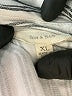 Sim & Sam 100% Rayon Stripes Silver 3/4 Sleeve Button-Down Shirt Size XL - photo 7