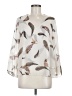 Casting 100% Polyester Ivory Long Sleeve Blouse Size Med (2 or M) - photo 1