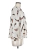 Casting 100% Polyester Ivory Long Sleeve Blouse Size Med (2 or M) - photo 4