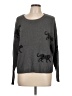 Rails Animal Print Gray Pullover Sweater Size L - photo 1