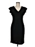 DKNY Solid Black Cocktail Dress Size 6 - photo 1