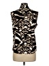 Calvin Klein Animal Print Black Sleeveless Blouse Size M - photo 2