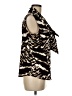 Calvin Klein Animal Print Black Sleeveless Blouse Size M - photo 4