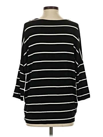 Zara W&B Collection 3/4 Sleeve T-Shirt (view 2)