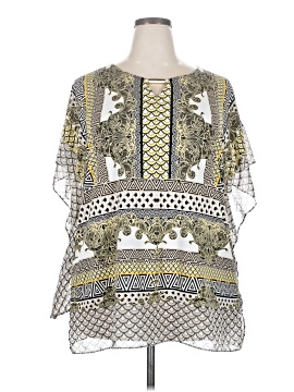 Jm Collection Short Sleeve Blouse