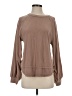 New In Brown Long Sleeve Top Size S - photo 1