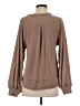 New In Brown Long Sleeve Top Size S - photo 2