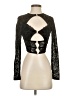 Shein Black Long Sleeve Top Size 4 - photo 1