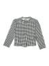 Olivia Checkered-gingham White Jacket Size Large 10-12 - photo 1