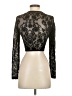 Shein Black Long Sleeve Top Size 4 - photo 2