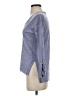 J.Crew 100% Merino Wool Blue 3/4 Sleeve Top Size XXS - photo 5