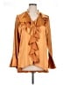 ASHRO Orange Long Sleeve Blouse Size XL - photo 1