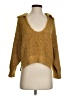 Free People Tweed Gold Pullover Sweater Size XS - photo 1