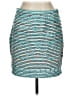 THML Stripes Teal Casual Skirt Size L - photo 1