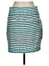 THML Stripes Teal Casual Skirt Size L - photo 2