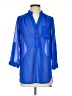 Truth NYC 100% Polyester Blue 3/4 Sleeve Blouse Size S - photo 1