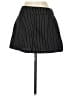 Shein 100% Polyester Stripes Black Casual Skirt Size 4 - photo 2