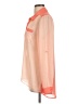 Maurices 100% Polyester Color Block Orange Long Sleeve Blouse Size L - photo 5