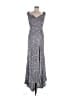Lavetir 100% Polyester Silver Cocktail Dress Size 8 - photo 1