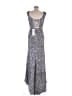 Lavetir 100% Polyester Silver Cocktail Dress Size 8 - photo 2