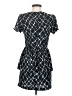 Simone D 100% Polyester Graphic Black Casual Dress Size S - photo 2