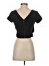 Zara Basic Black Short Sleeve Top Size S - photo 2