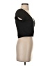 Zara Basic Black Short Sleeve Top Size S - photo 4