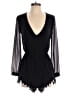 Astr Solid Black Romper Size XS - photo 1