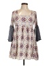 Assorted Brands 100% Rayon Gray Casual Dress Size LgEstimated - photo 1