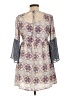 Assorted Brands 100% Rayon Gray Casual Dress Size LgEstimated - photo 2