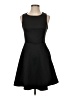 UK 2 LA Solid Black Cocktail Dress Size S - photo 1
