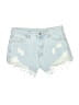 Shein Hearts Blue Denim Shorts Size 4 - photo 1