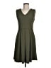Haani Solid Green Casual Dress Size M - photo 1